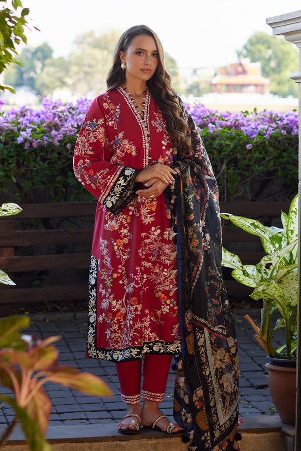 Red Serenity - Stitched