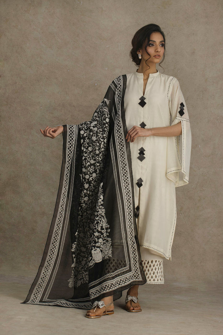 Cotton Silk-Shirt And Complementary Pant