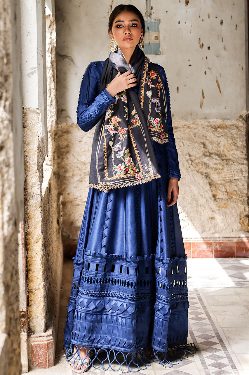 DIVINER ネイビー パターンセット Sapphire – Nida Azwer Atelier