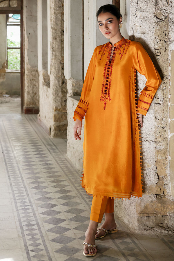 Saffron-Shirt And Pant