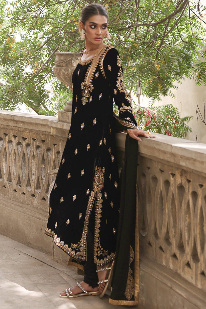 Black-Kurta With Choridar