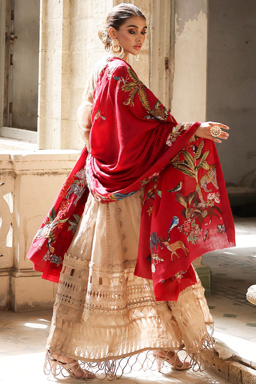 Jungle Shawl – Nida Azwer Atelier