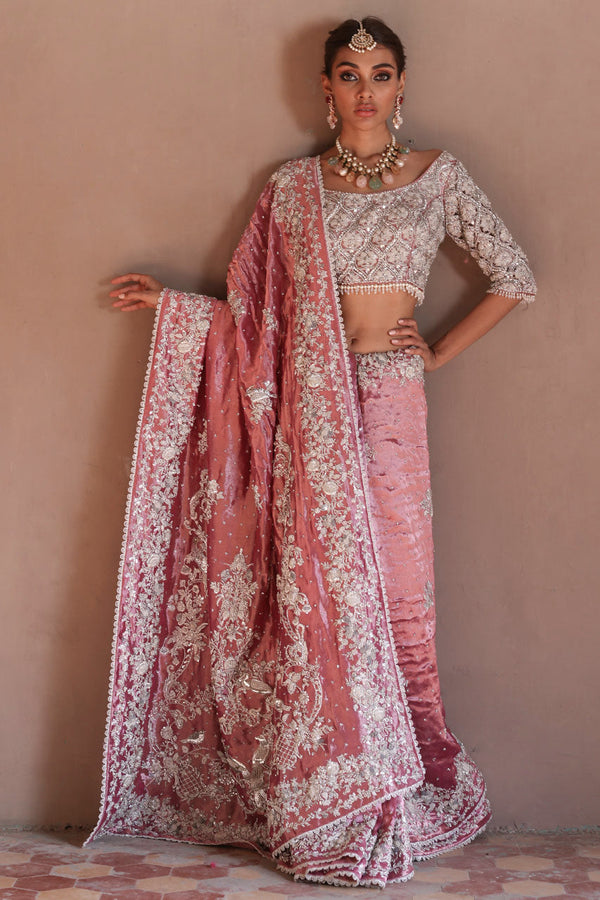 Pink-Saree