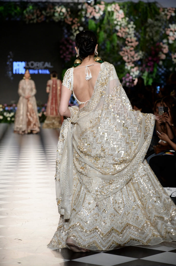 White-Lehenga