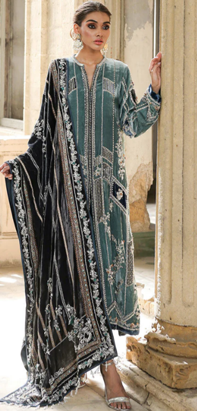 Floral Maze Khaddi Silk Hijab